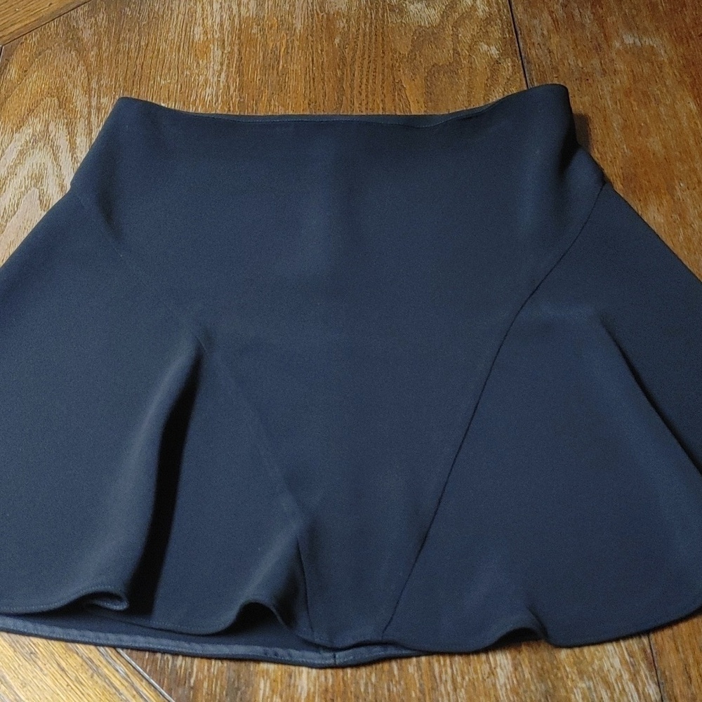 Stella McCartney Black Flare Knit Skirt. sz 42